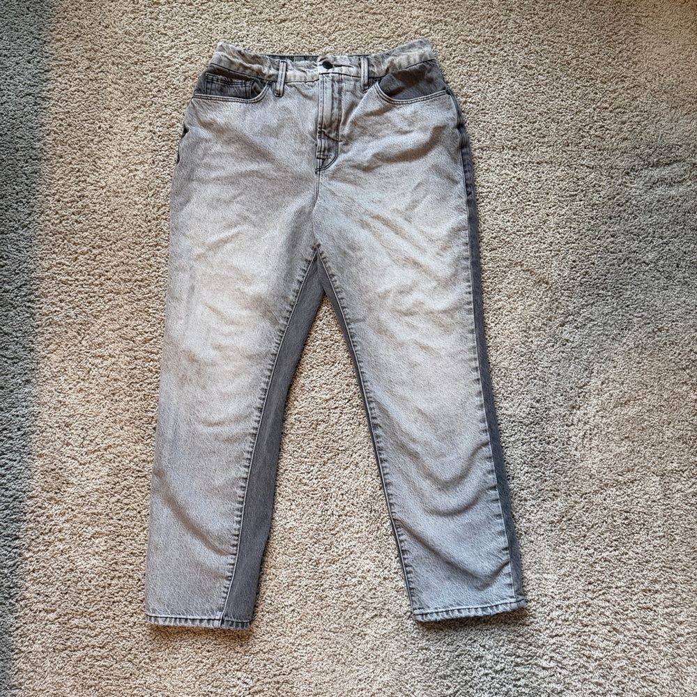 Good American Charcoal Denim Jeans